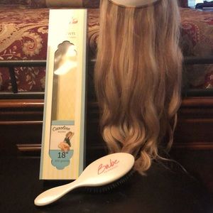 Babe Hair Extensions, Crown, 18” long